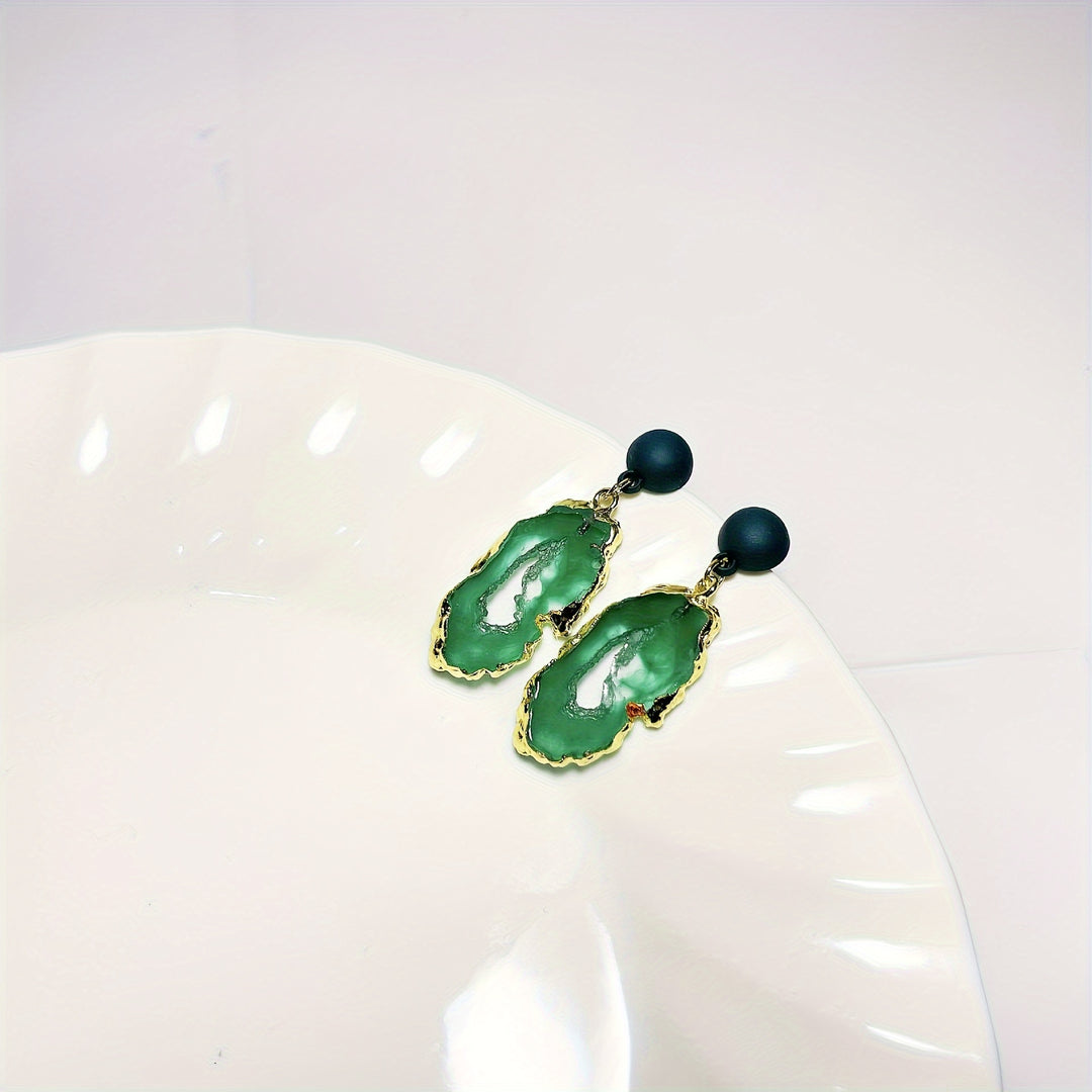 Irregular Resin Earrings