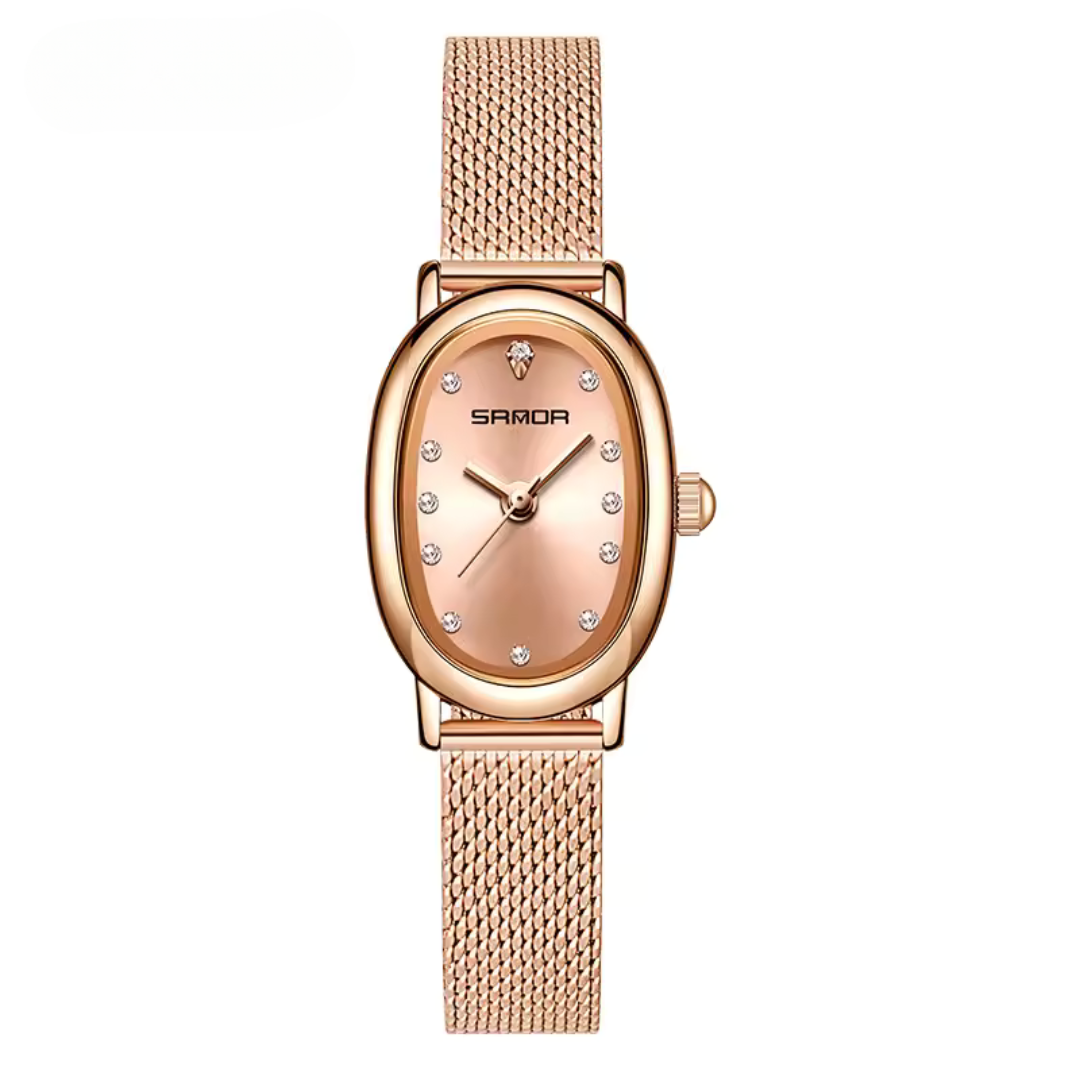 Elegant Classic Oval Quartz Watch