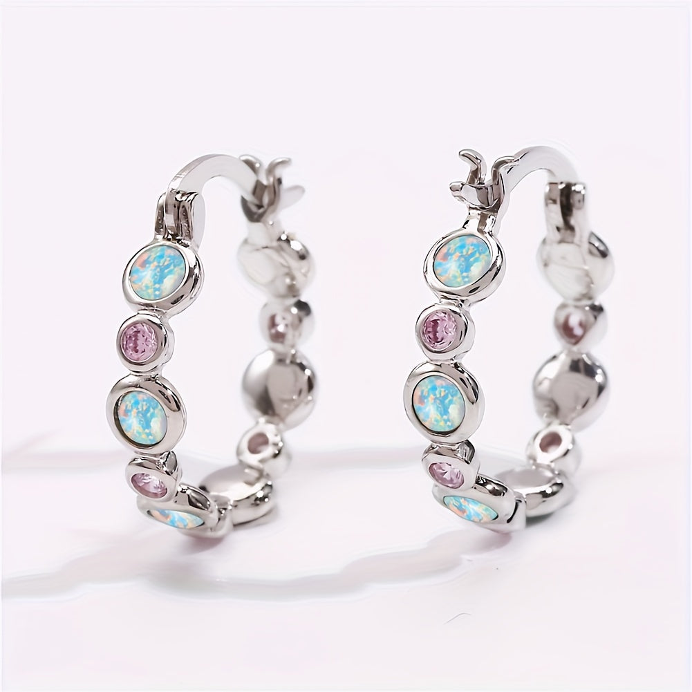 Elegant Classic Copper Hoop Earrings