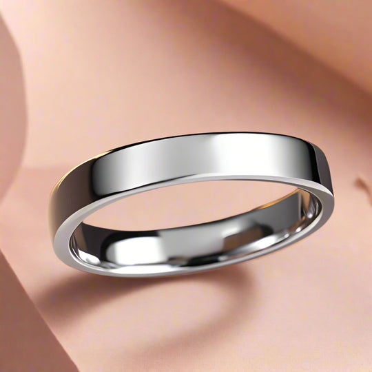 Glossy Plain Band Ring