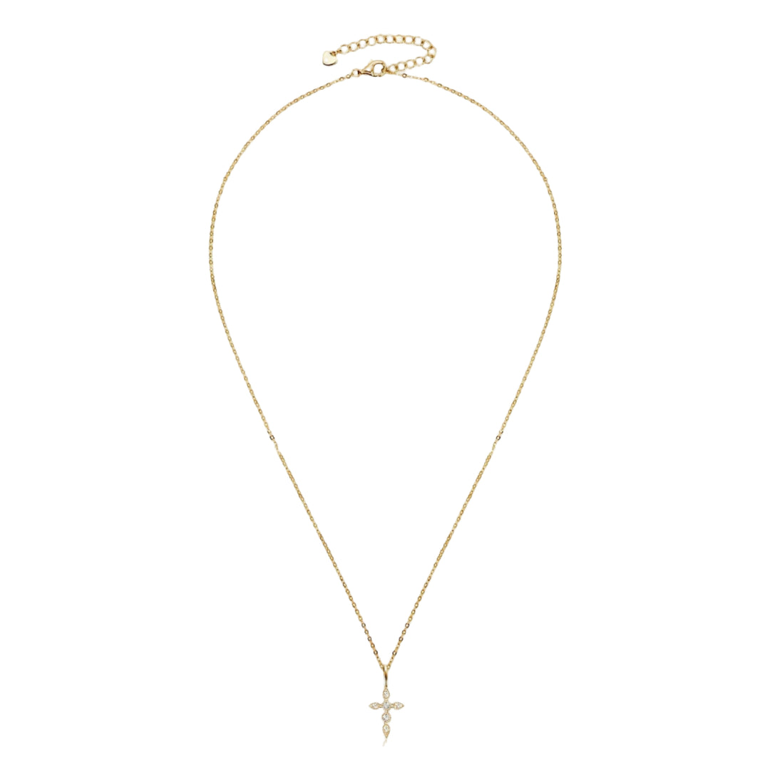 Elegant Cross Pendant Necklace