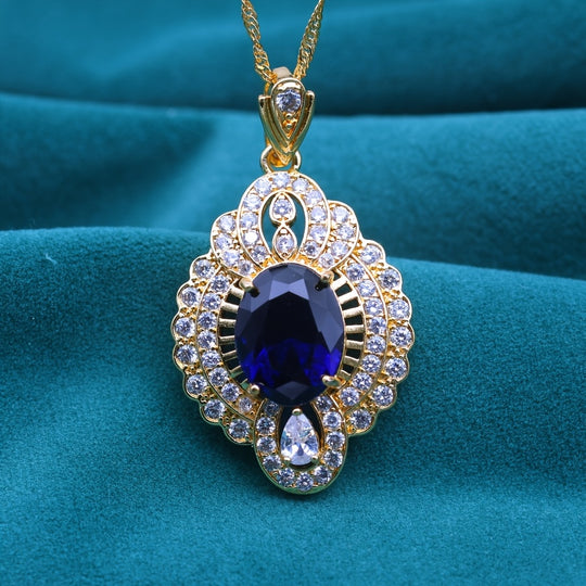 Elegant Golden Plated Copper Pendant