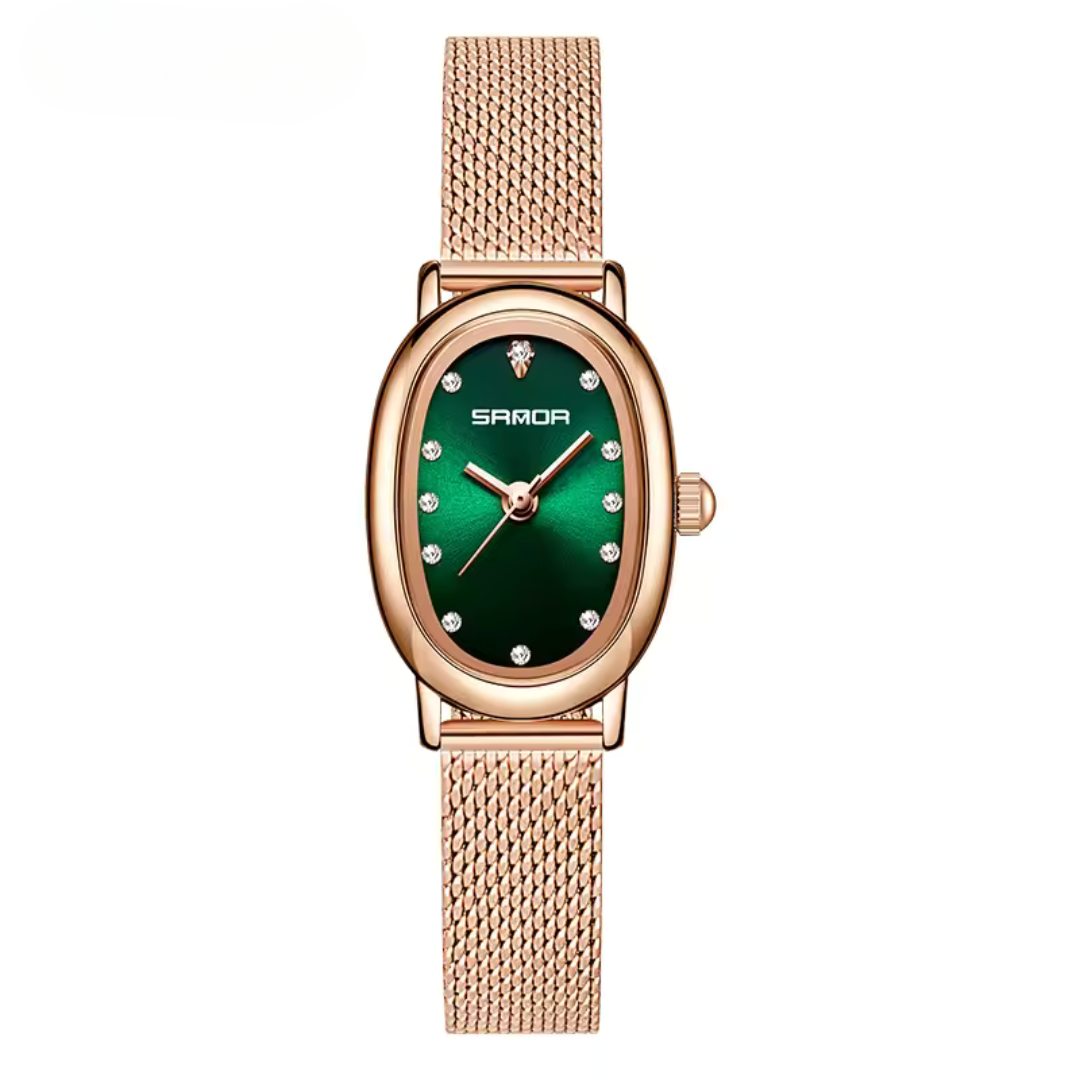 Elegant Classic Oval Quartz Watch
