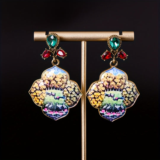 Timeless Enamel Earrings