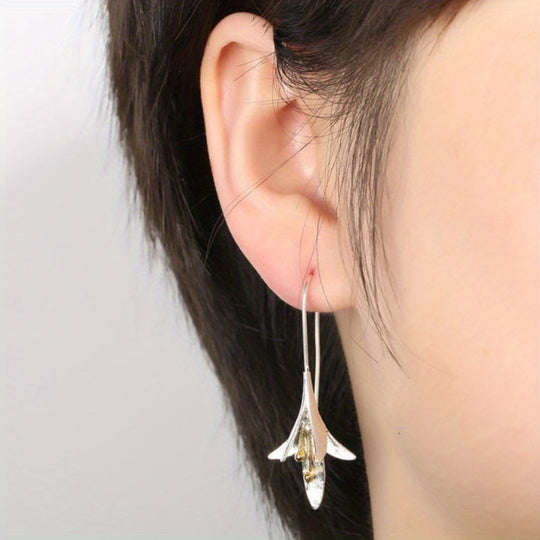 Timeless Flowers Dangle Earrings