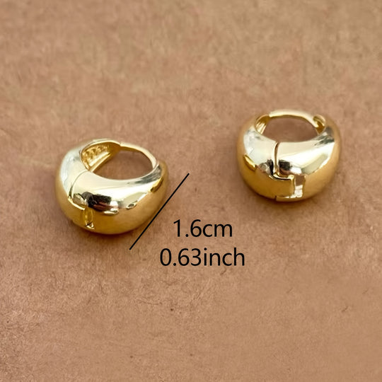 Simple, and Personalized Copper Earrings