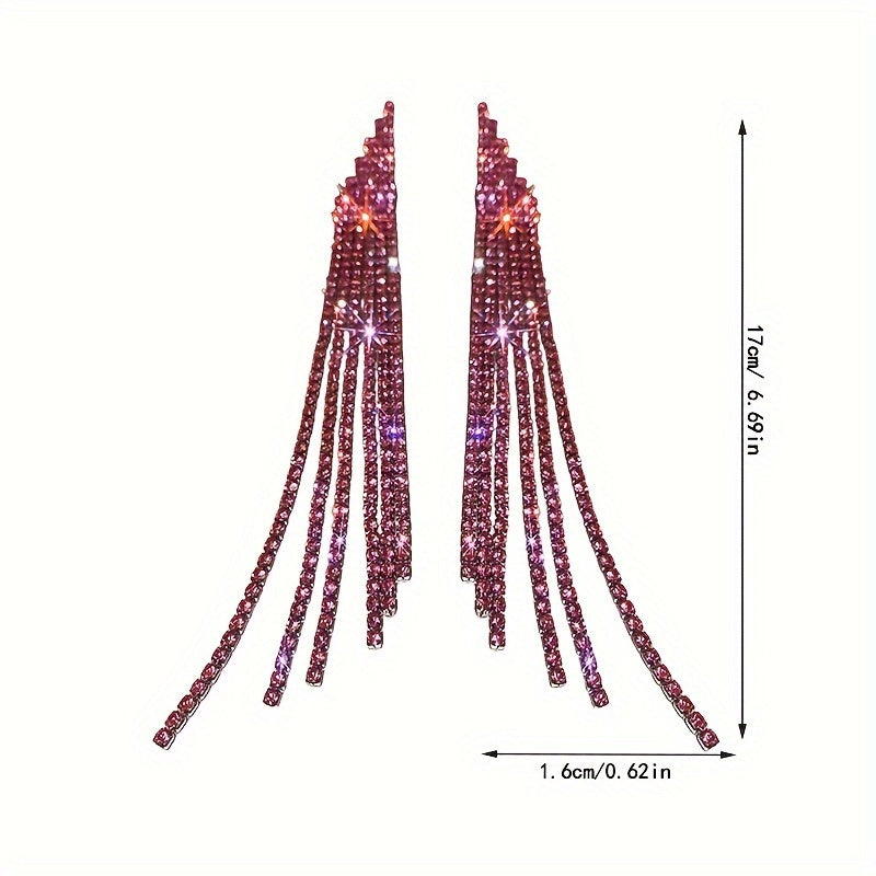 Sparkling Elegant Minimalist Bling Tassel