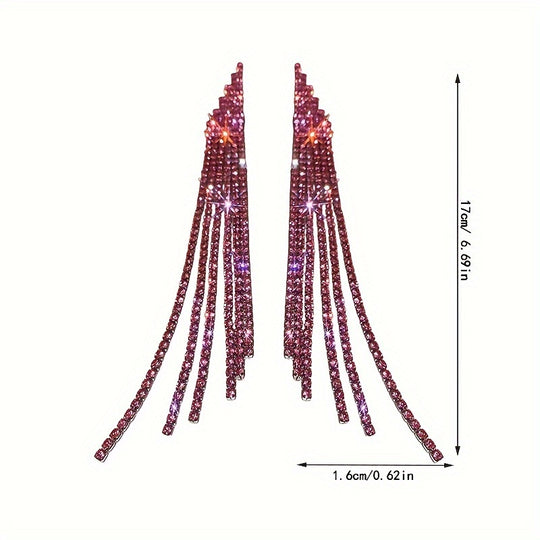 Sparkling Elegant Minimalist Bling Tassel