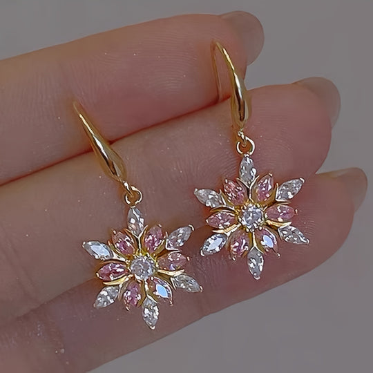 Elegant Snowflake Earrings