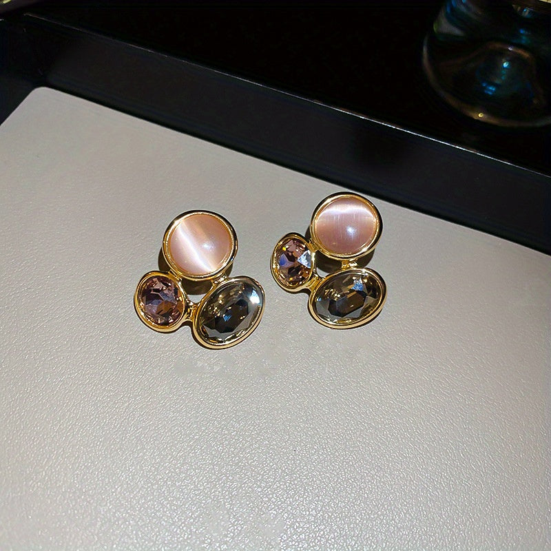 Stylish Oval Hollow Earrings