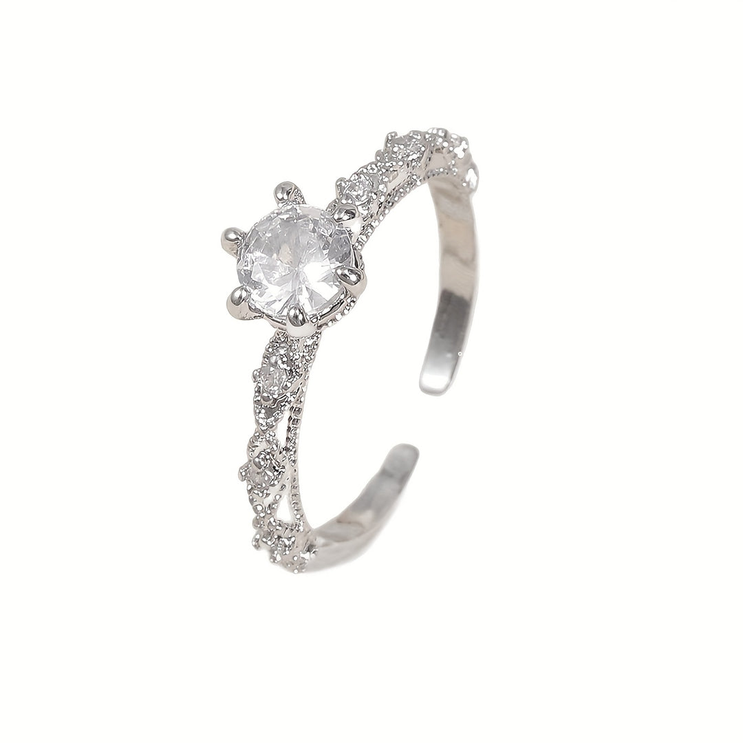 Elegant Timeless Synthetic Zirconia  Earrings