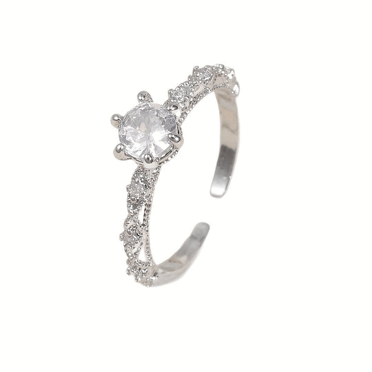 Elegant Timeless Synthetic Zirconia  Earrings
