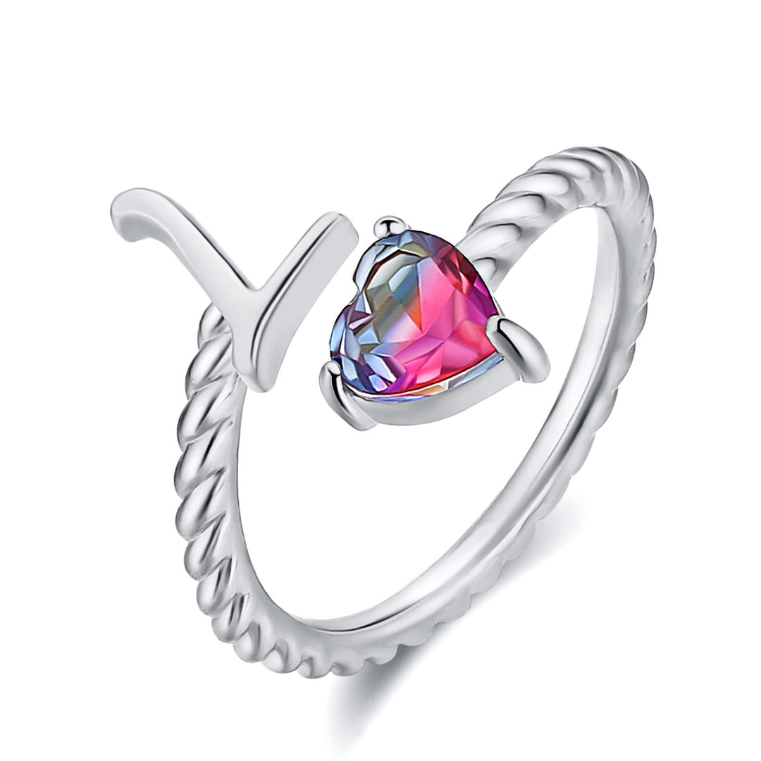 Adjustable Initial Letter Ring