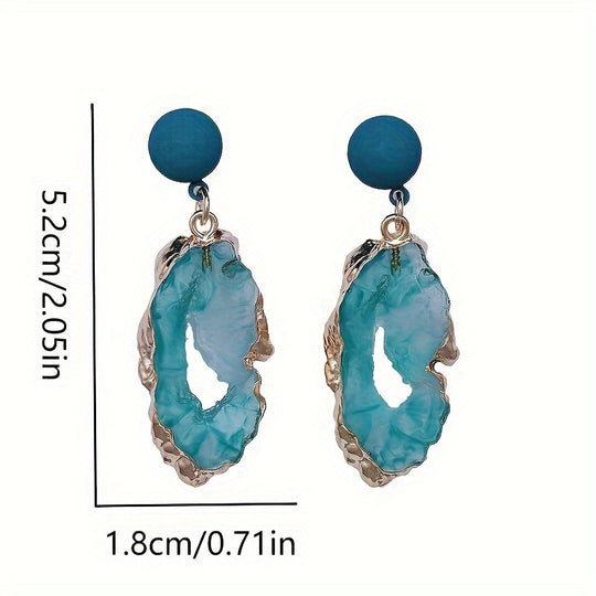 Irregular Resin Earrings