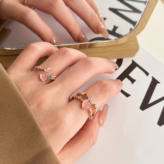 Stylish Heart Open Ring