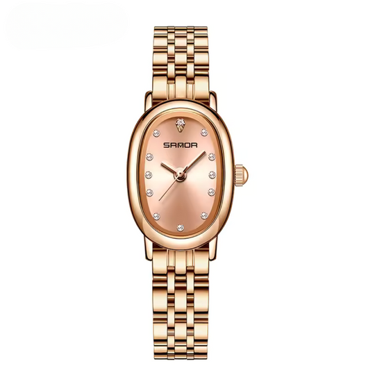 Elegant Classic Oval Quartz Watch