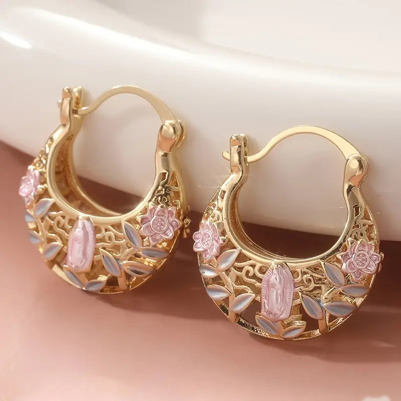 Minimalist Boho KC Golden Hoop Earrings