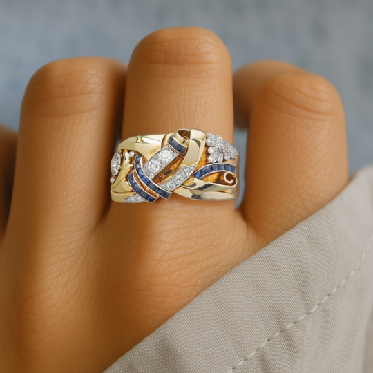 Gold Timeless Zirconia Ring