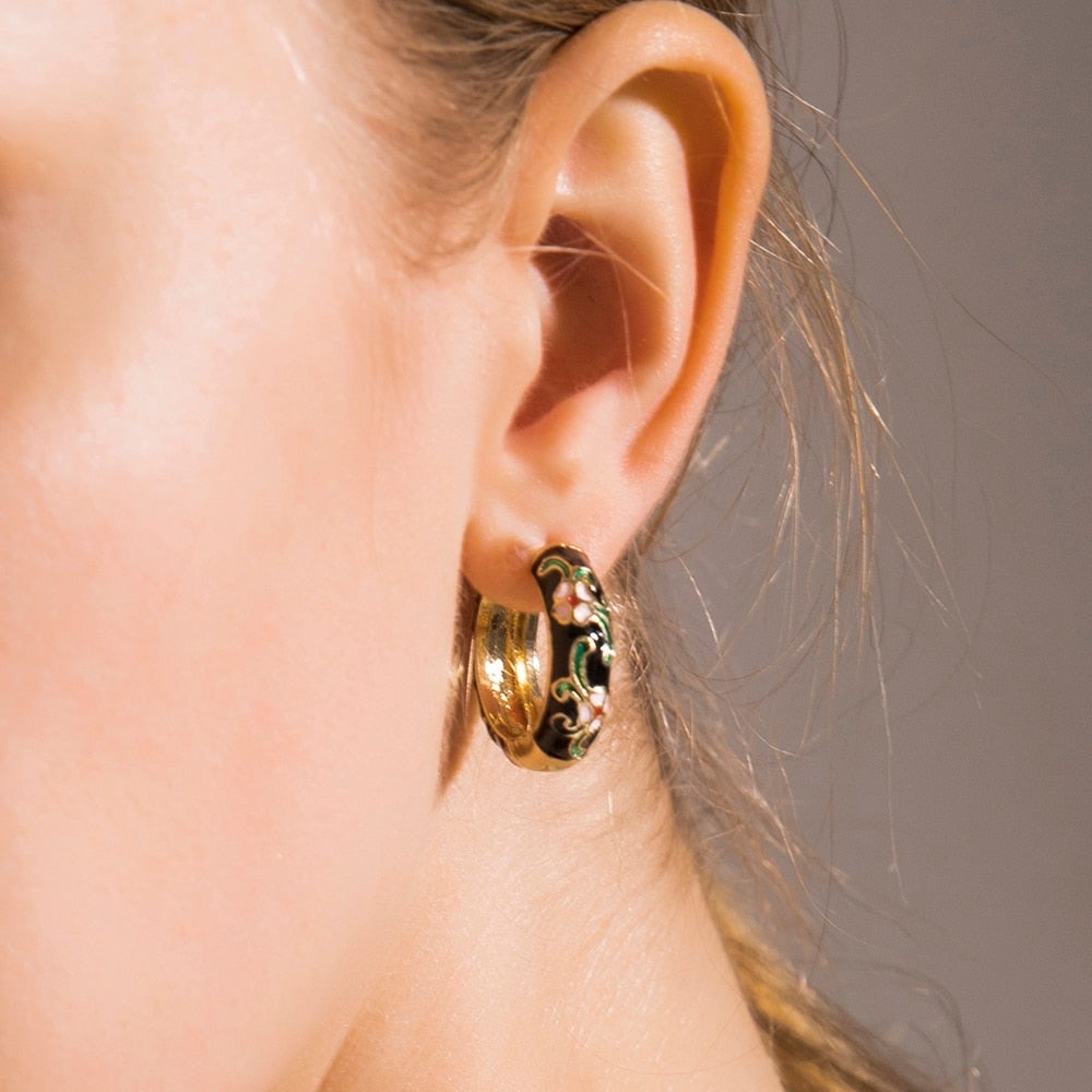 Minimalist Flower Earrings