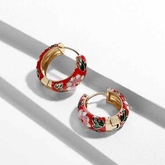 Minimalist Flower Earrings
