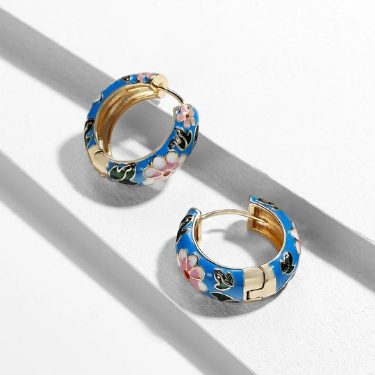 Minimalist Flower Earrings
