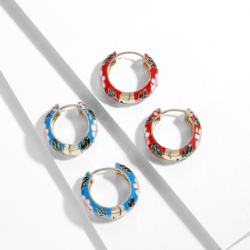 Minimalist Flower Earrings
