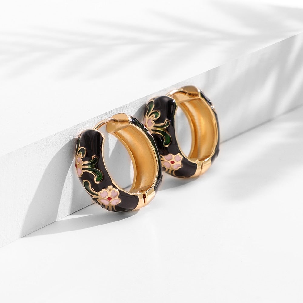 Minimalist Flower Earrings