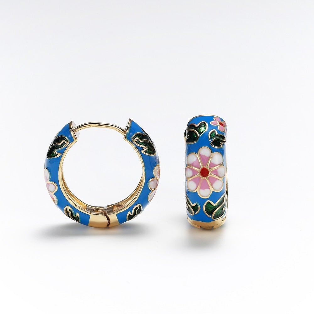 Minimalist Flower Earrings