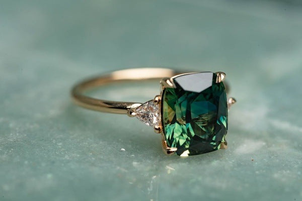 Timeless Green Gemstone Ring