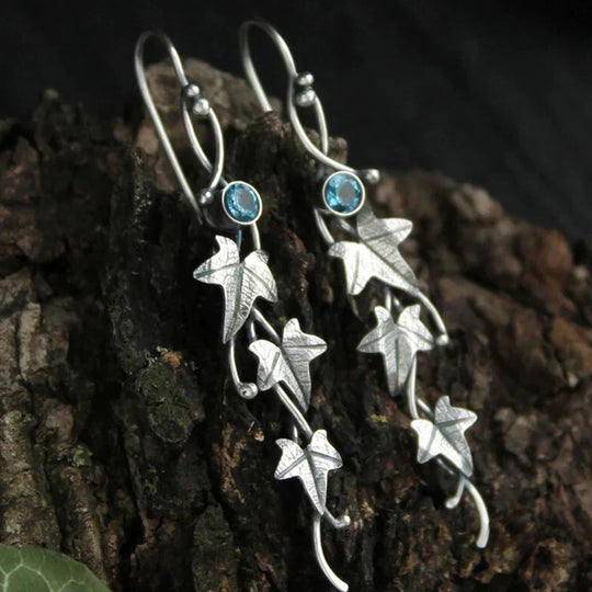 Modern Leaf Elf Earrings