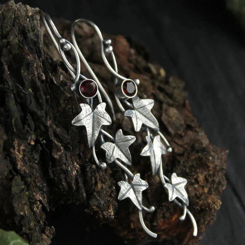 Modern Leaf Elf Earrings