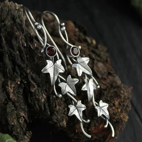 Modern Leaf Elf Earrings