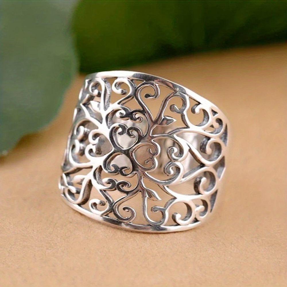 Wide Bohemian Classic Hollow Ring