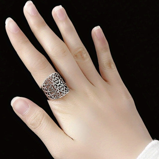 Wide Bohemian Classic Hollow Ring