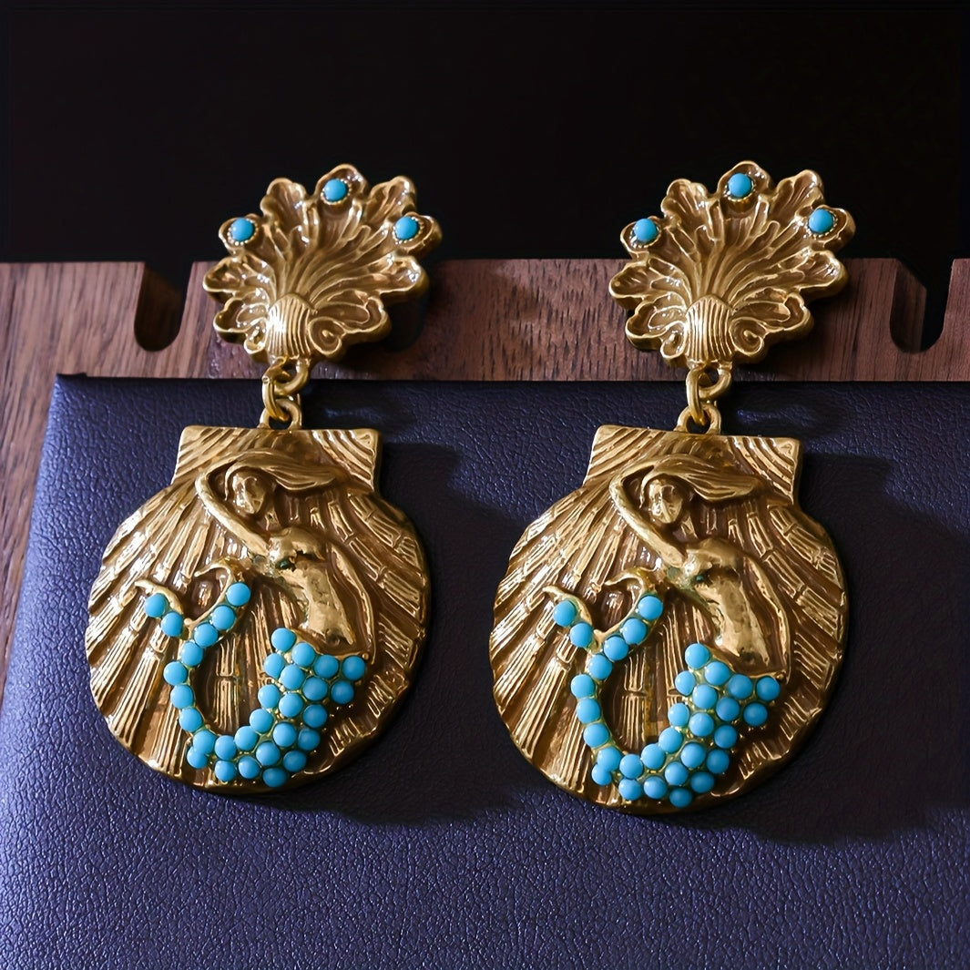 Classic Mermaid Shell Earrings