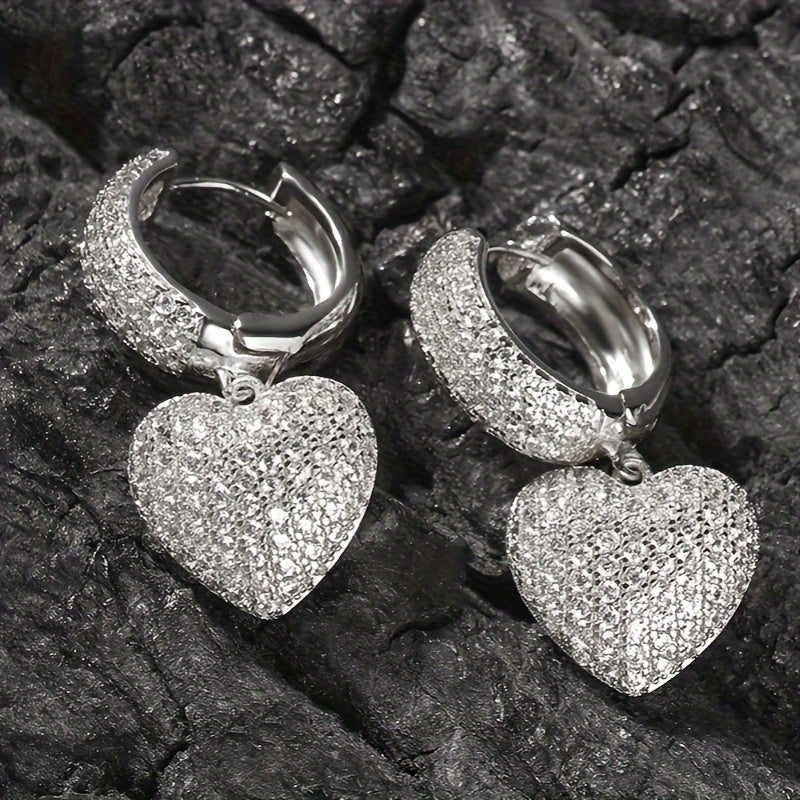 Minimalist Micro Pave Zirconia Earrings