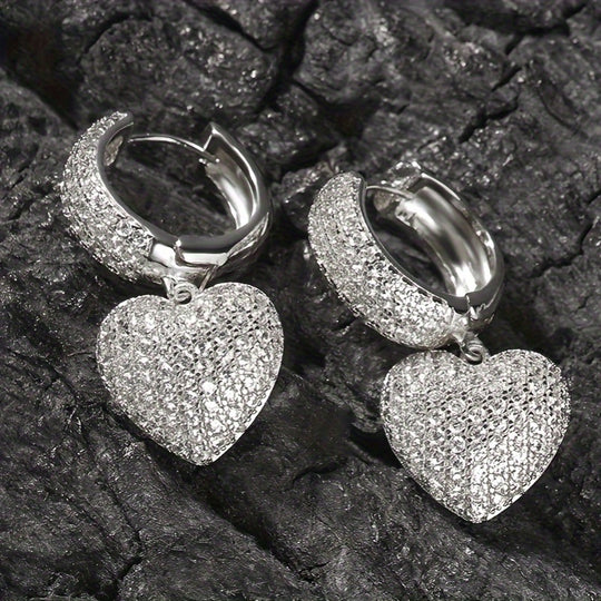 Minimalist Micro Pave Zirconia Earrings
