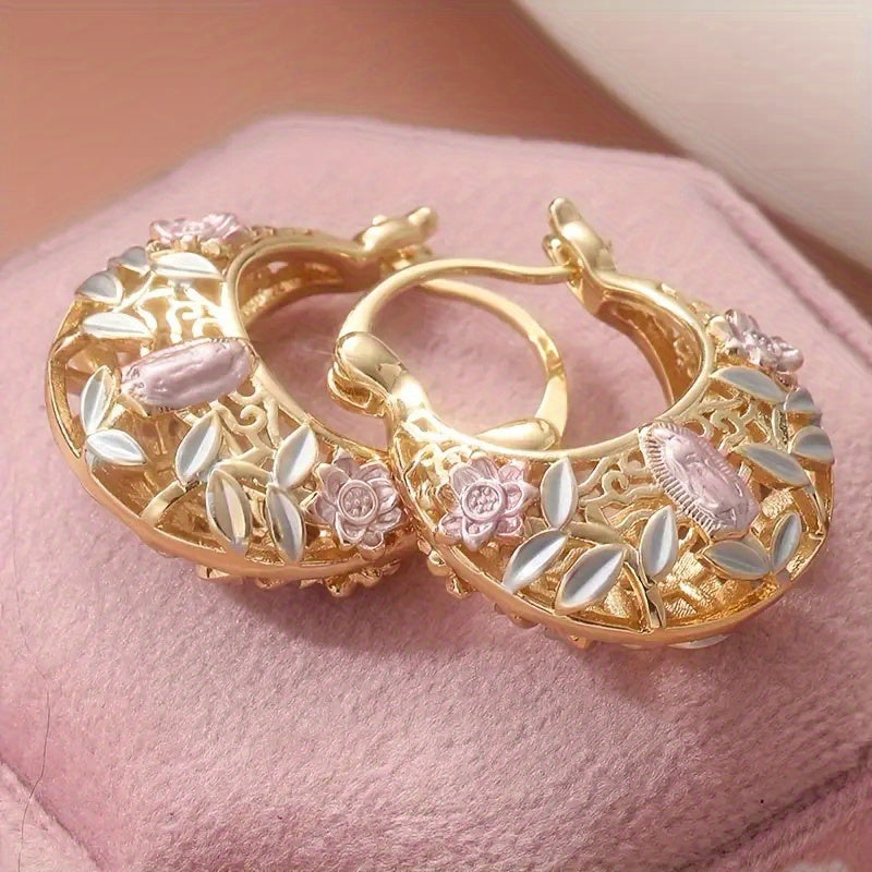 Minimalist Boho KC Golden Hoop Earrings