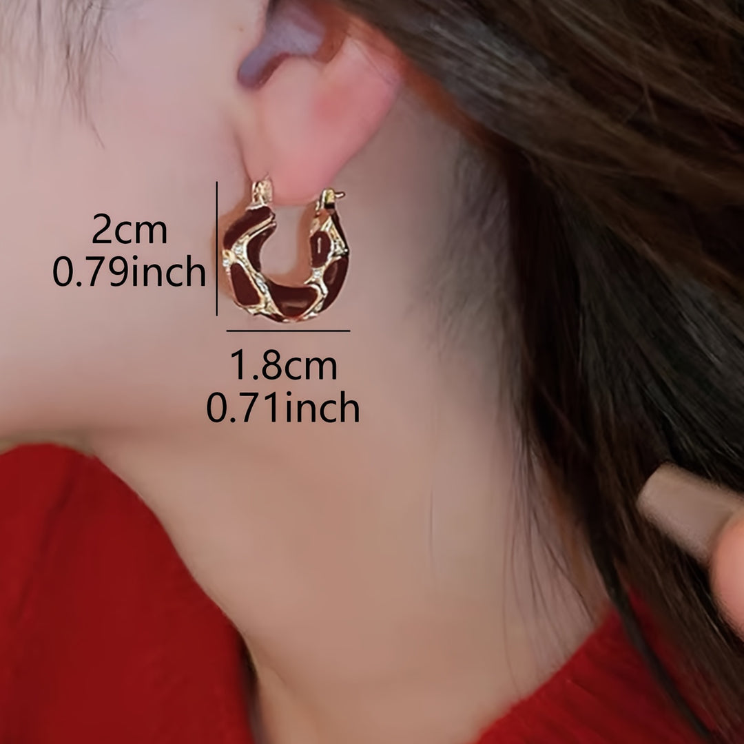 Elegant Style Hoop Earrings