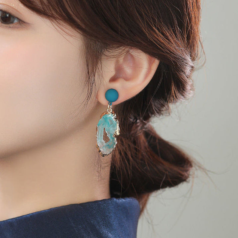Irregular Resin Earrings