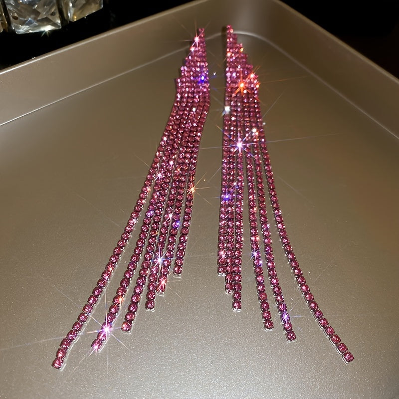Sparkling Elegant Minimalist Bling Tassel