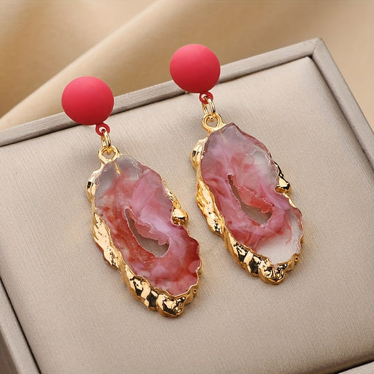 Irregular Resin Earrings
