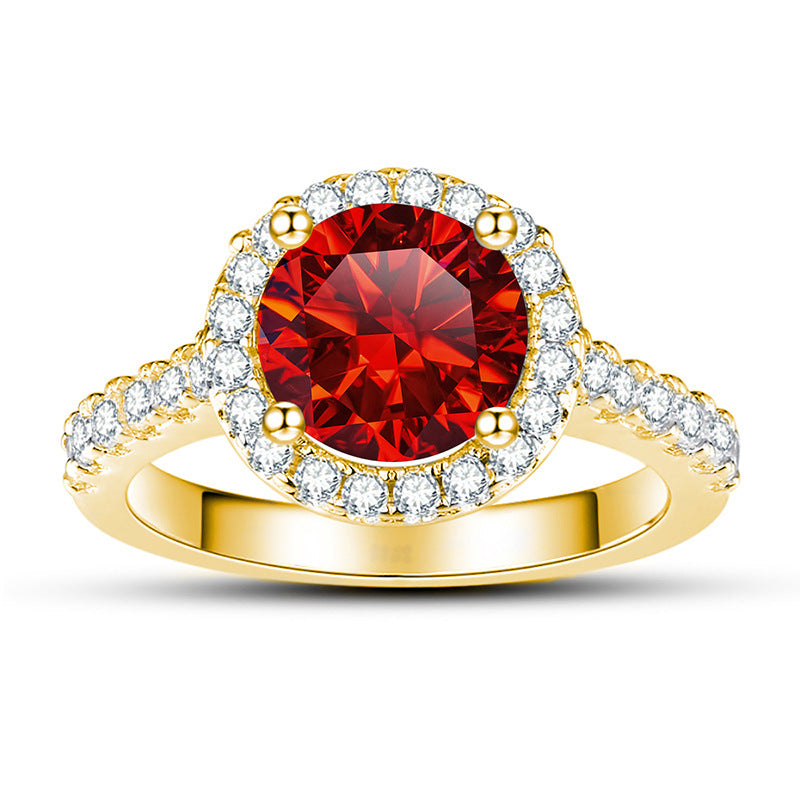 Minimalist Moissanite Engagement Ring