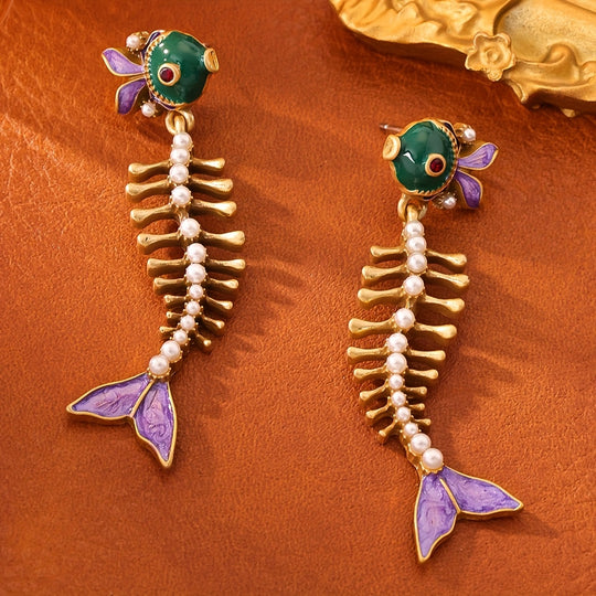 Elegant Bohemian Fish Earrings