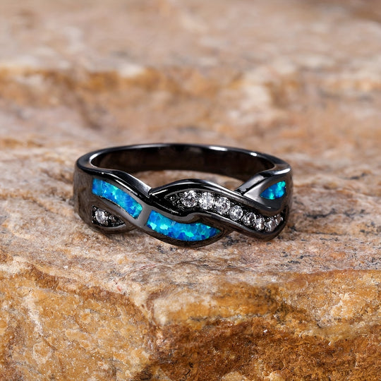 Elegant Golden Plated Copper Ring