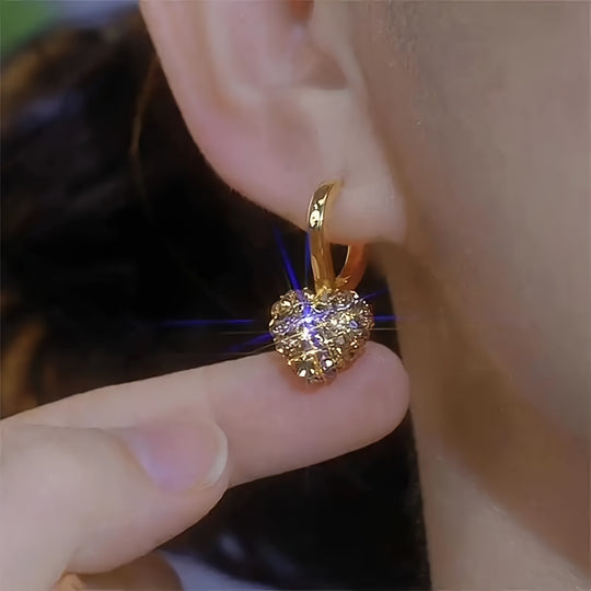Classic Heart Drop Earrings