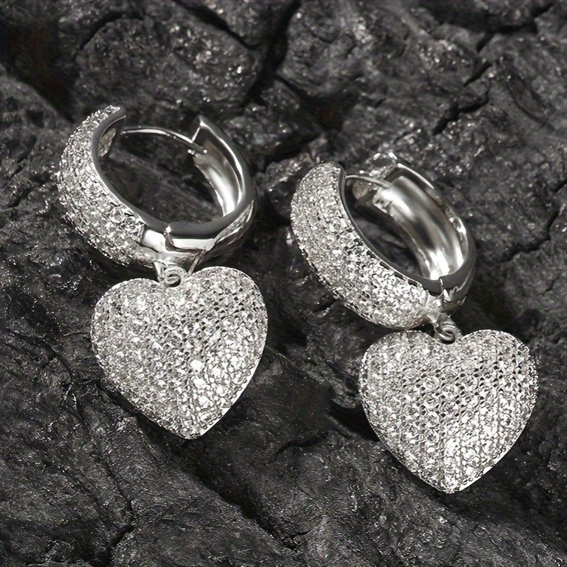 Minimalist Micro Pave Zirconia Earrings