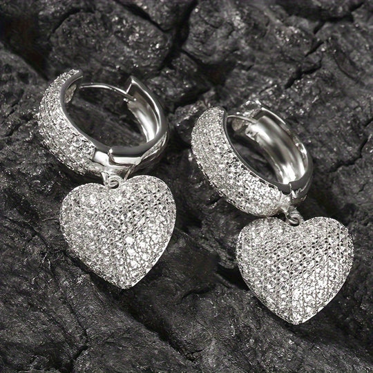 Minimalist Micro Pave Zirconia Earrings
