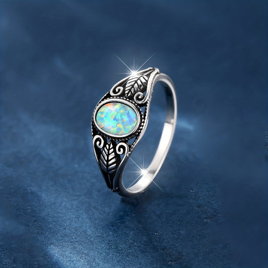 Sleek Boho Style Silver Ring