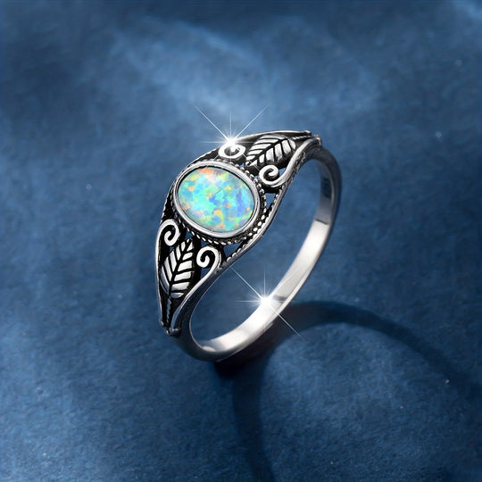 Sleek Boho Style Silver Ring